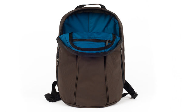 The Luminary 15 in Ursa (brown-grey) 525 Ballistic with an Island (blue) 210 Ballistic interior.
